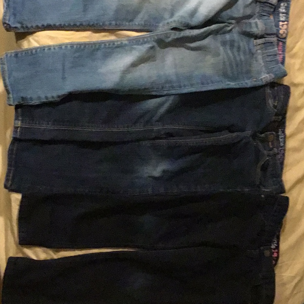 3 pairs Gap jeans size 6 girls